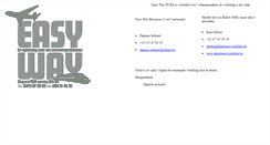 Desktop Screenshot of easy-way.be